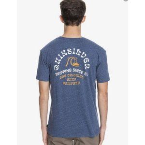 $28 Quiksilver Men’s Foreign Tides Short Sleeves Organic T-Shirt Size S